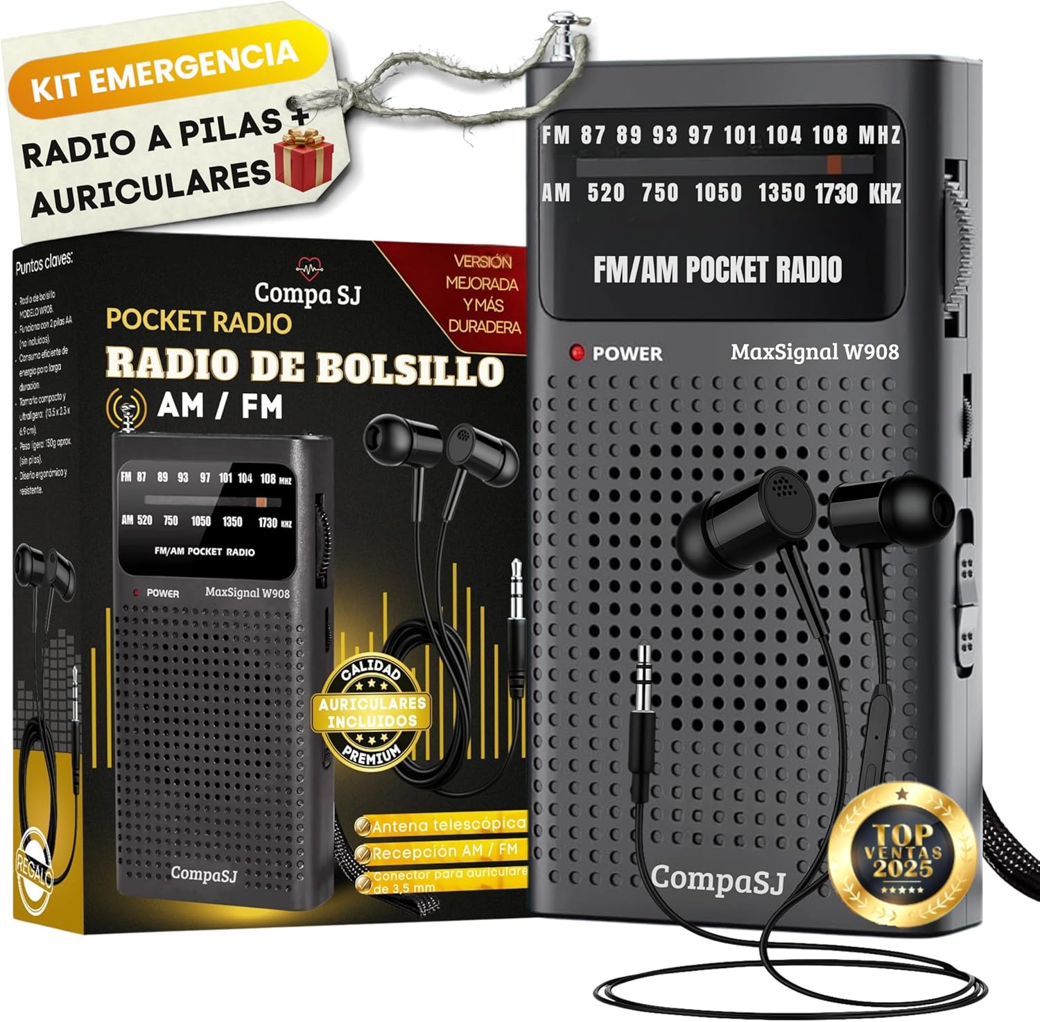 Radio portátil pequeña