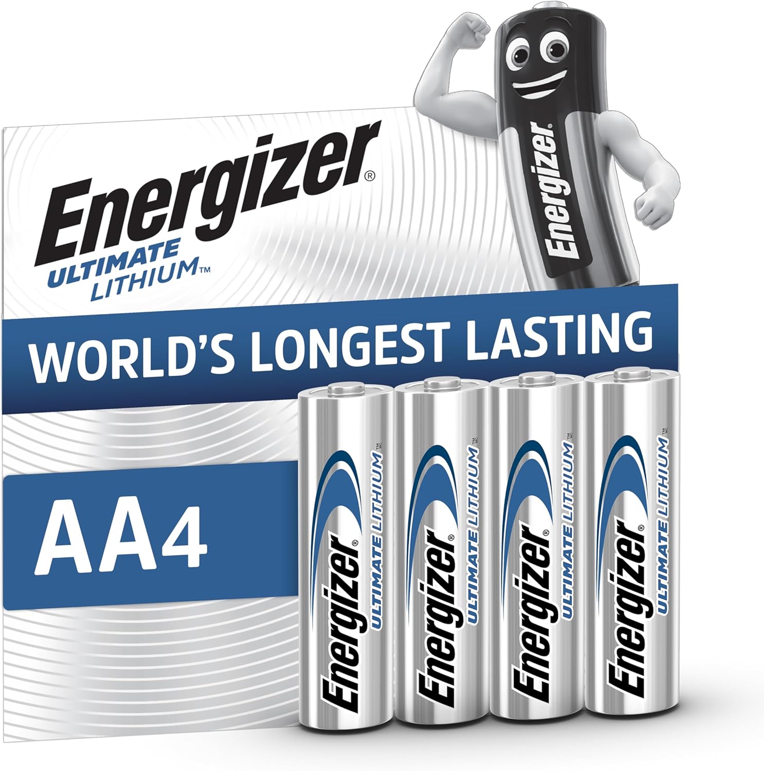 Energizer Ultimate Lithium AA Pilas (Paquete de 4)